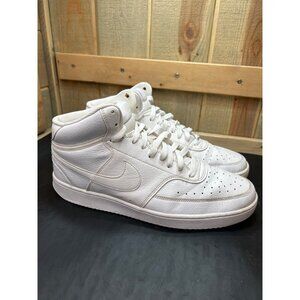 NIKE Court Vision Mid Mens Basketball Shoe CD5466-100 Size 12